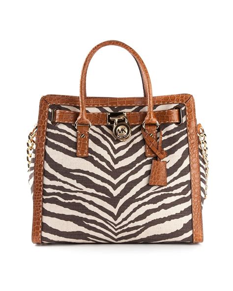 michael kors zebra print handbags|More.